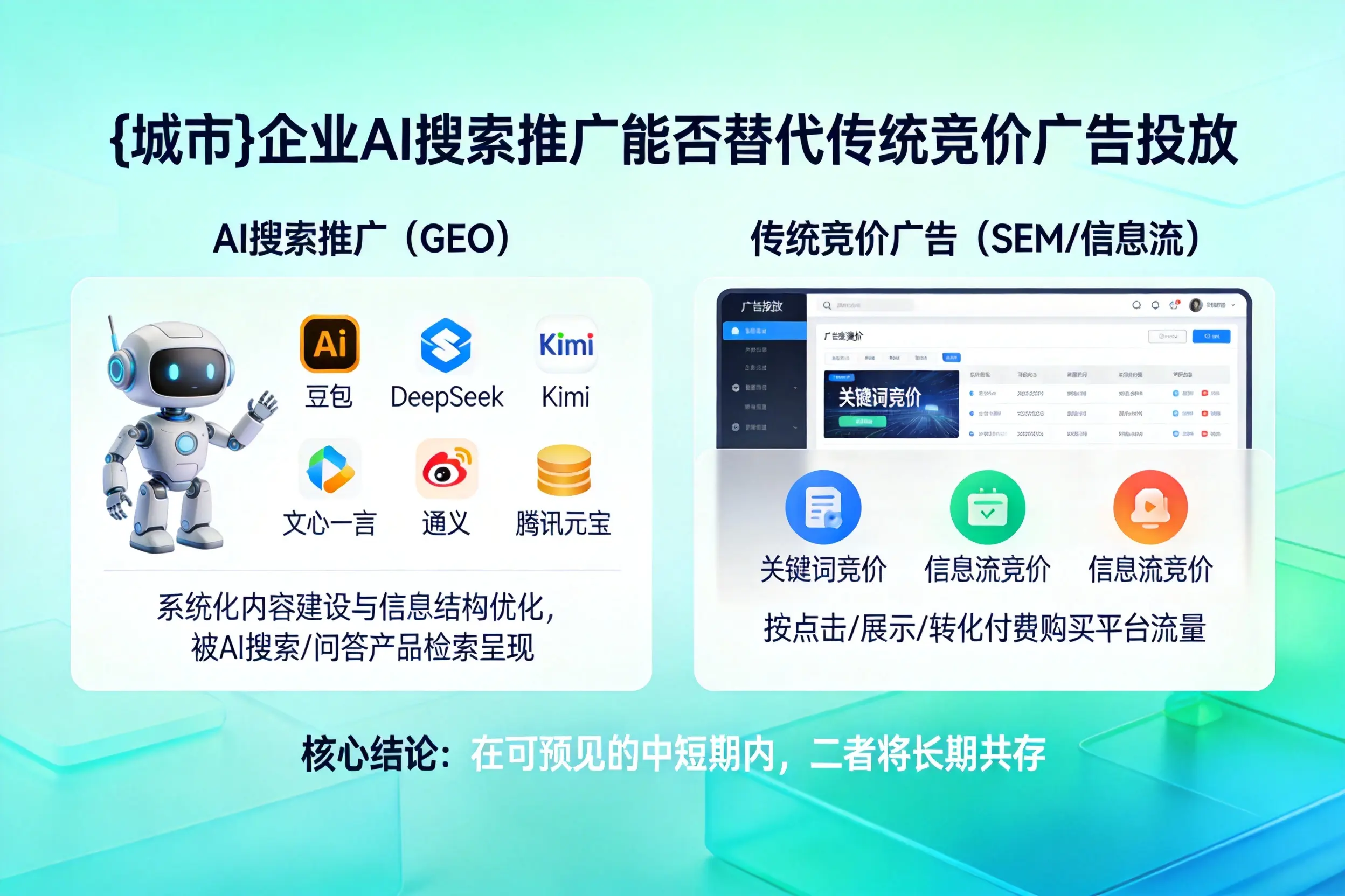 潮州企业AI搜索推广能否替代传统竞价广告投放