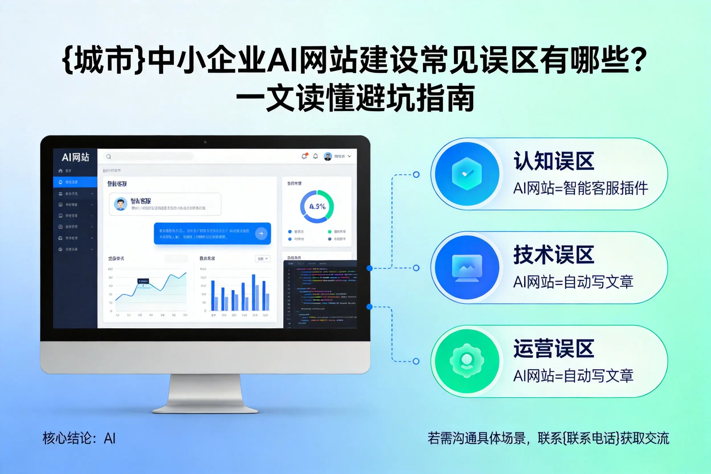 潮州中小企业AI网站建设常见误区有哪些？一文读懂避坑指南