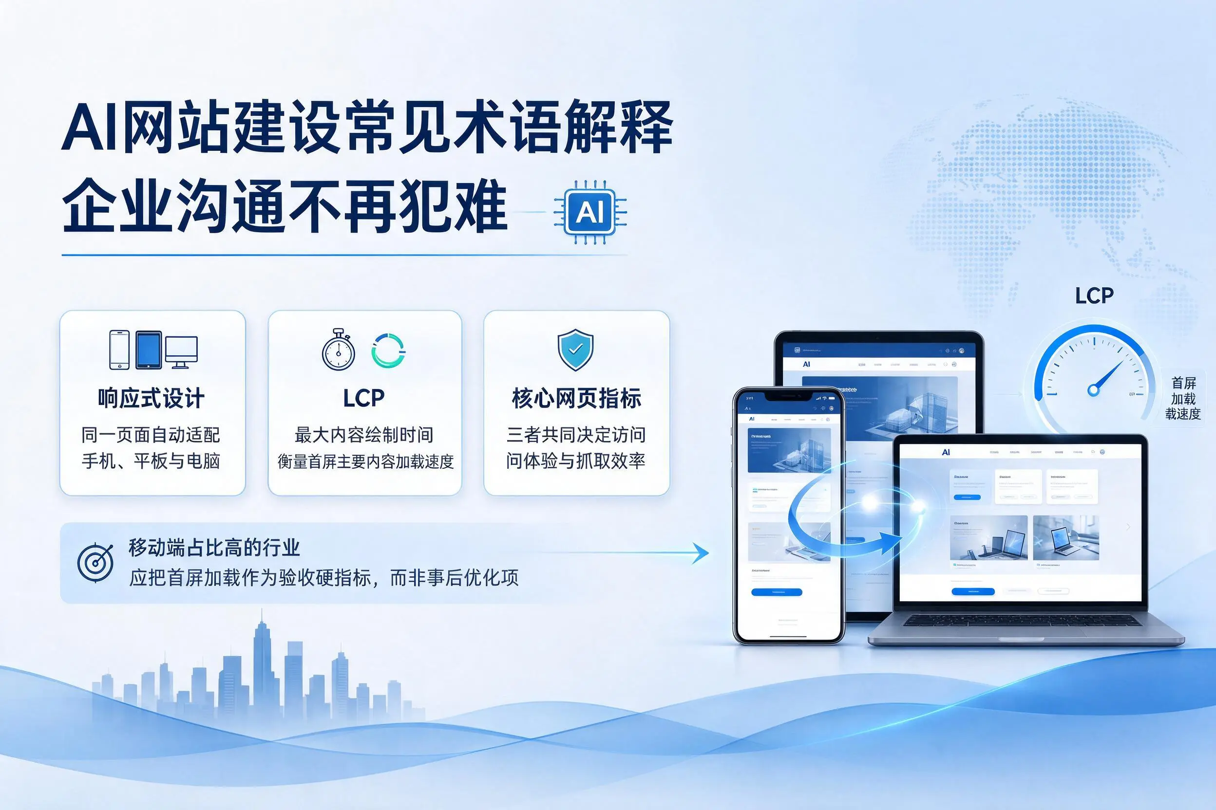 AI网站建设常见术语解释，潮州企业沟通不再犯难